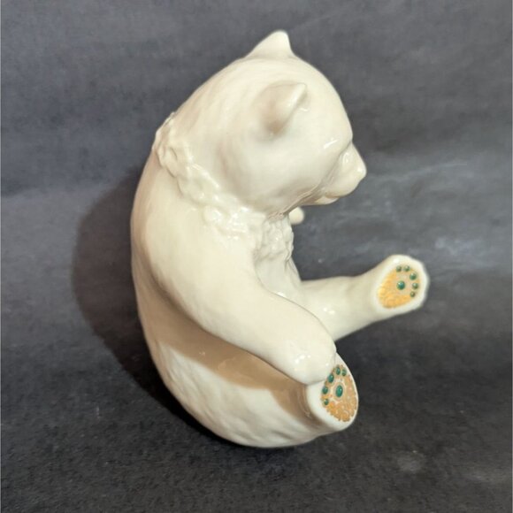 Vintage 1991 Lenox Jewels China Jeweled Collection Sitting Bear 4” Tall - Picture 4 of 8